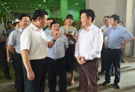 江西省委常委、統(tǒng)戰(zhàn)部長蔡曉明視察仁和集團